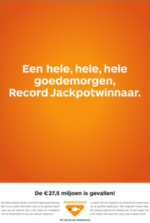 Jackpot gevallen.