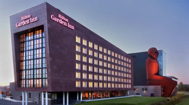 Hotel Exterior at Night